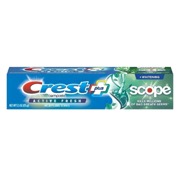 CREST Complete Active Fresh + Dentifrice Blanchissant