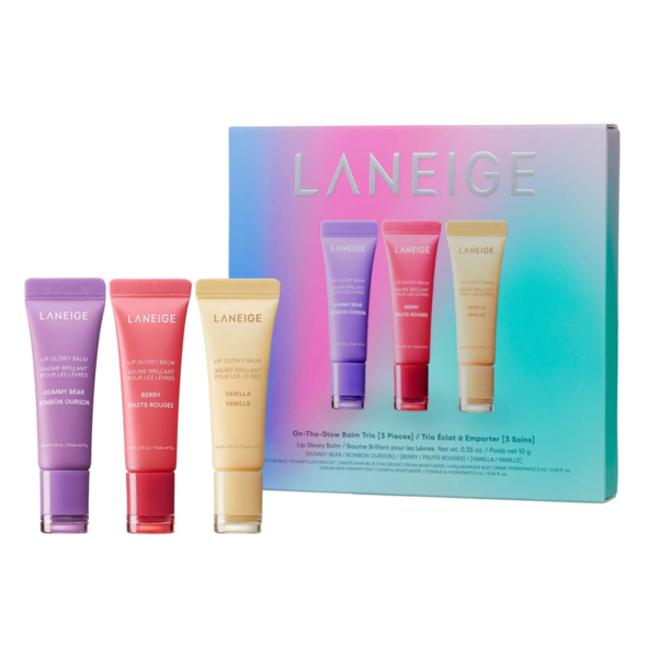 LANEIGE On-The-Glow Balm Trio Coffret de Baumes à Lèvres