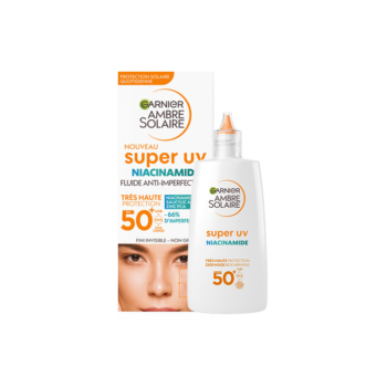 GARNIER Ambre Solaire Super UV Niacinamide Fluide Anti-imperfections Fini Invisible SPF 50+