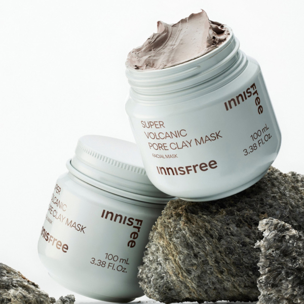 INNISFREE Super Volcanic Pore Clay Masque Purifiant à l'Argile Super Volcanique 9 en 1 – Image 2