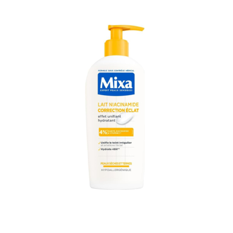 Duo De Soins MIXA & ADVANCED CLINICALS - Lait Satinant Corps + Crème Visage Vitamine C - Neuf