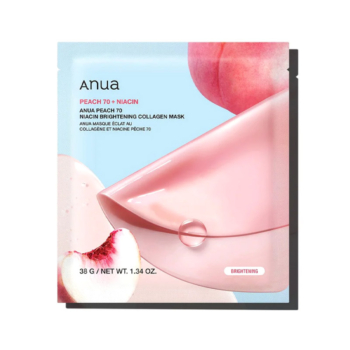 ANUA Peach 70 Niacin Brightening Masque Hydrogel Collagène