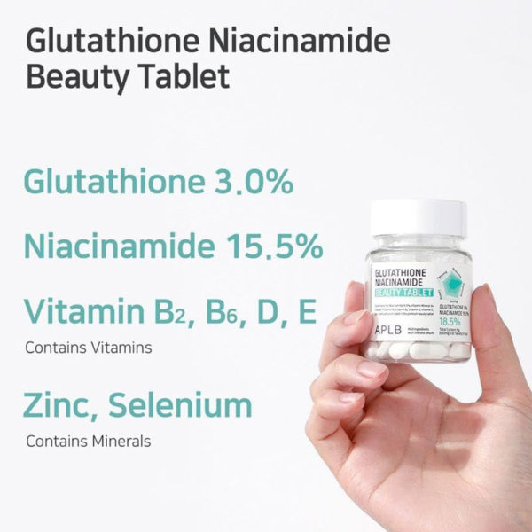 glutathione-tablet-niacinamide