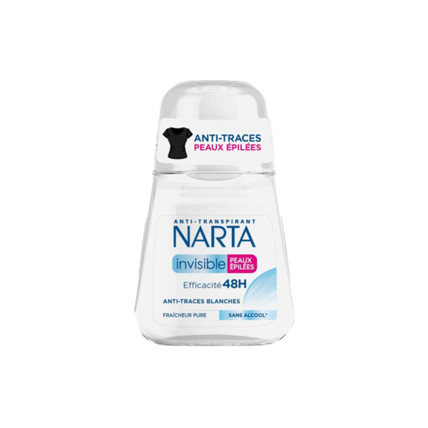 NARTA Invisible Peaux Epilées Déodorant Roll-on 48H