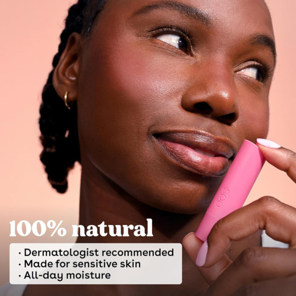 EOS Duo Baume Stick à Lèvres Naturel Goût Lait de Coco (Coconut Milk)