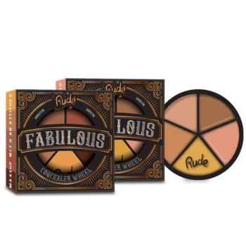 RUDE Fabulous Concealer Wheel Palette d'Anti-cernes