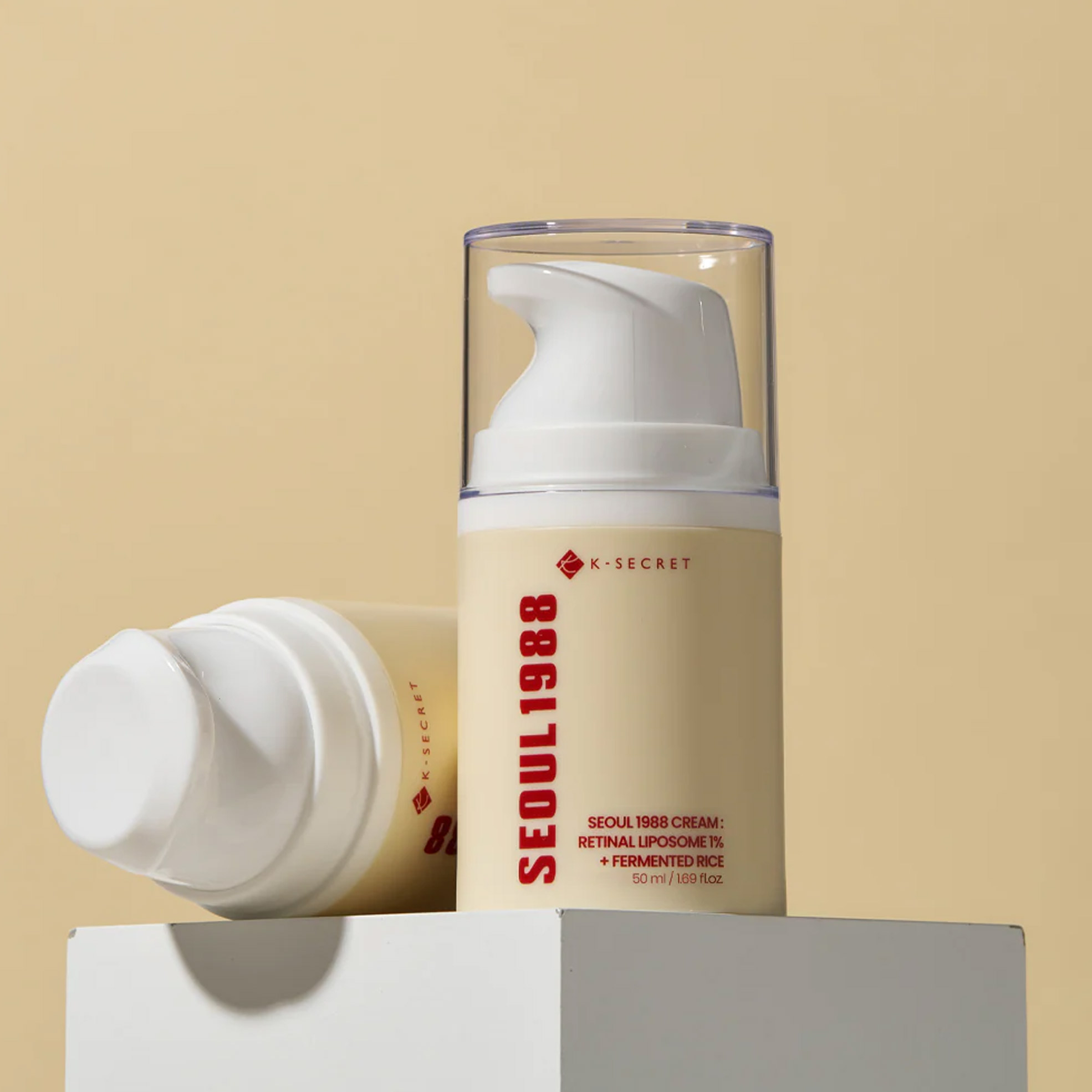 K-SECRET Seoul 1988 Cream Retinal Liposome 1% + Fermented Rice Crème Hydratante Anti-age