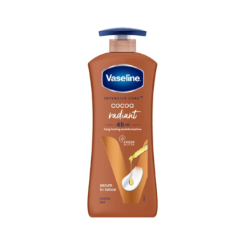 VASELINE Cocoa Radiant Lait Corps au Pur Beurre de Cacao + Lipides Ultra-hydratant