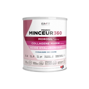 EAFIT Minceur 360 Poudre Morosil Collagène Marin Acide Hyaluronique + Vinaigre de Cidre
