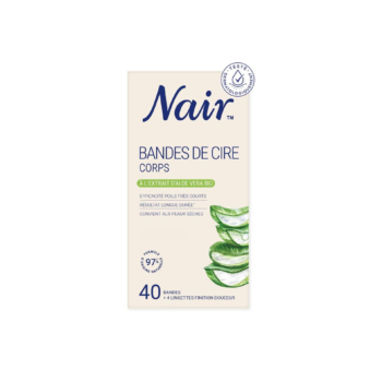 NAIR Bandes de Cire Froides à L'Extrait d'Aloe Vera Bio Corps