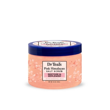Dr TEAL’S Restore & Replenish Pink Himalayan Salt Scrub Gommage Au Sel Rose de l'Himalaya