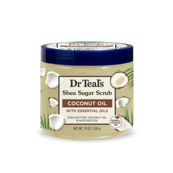 Dr TEAL’S Shea Sugar Gommage Au Sucre Karité & Huile de Coco