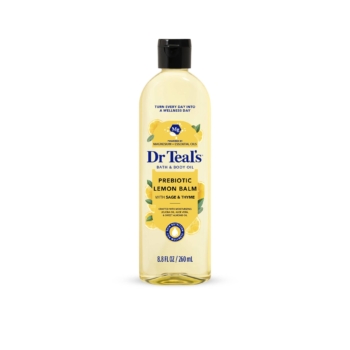 Dr TEAL’S Prebiotic Lemon Balm Huile Corporelle à La Mélisse Prébiotique