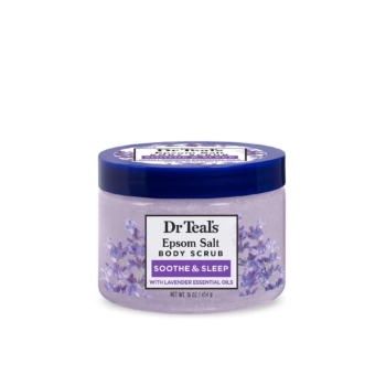 Dr TEAL’S Soothe & Sleep Epsom Salt Scrub Gommage Apaisant Au Sel d'Epson & Lavande