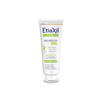 ETIAXIL Déo-Douche Gel Lavant Déodorant Citron Jaune et Litsée Tous Types de Peaux