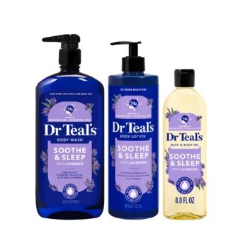 Dr TEAL’S Soothe & Sleep Trio Corps Apaisant à La Lavande