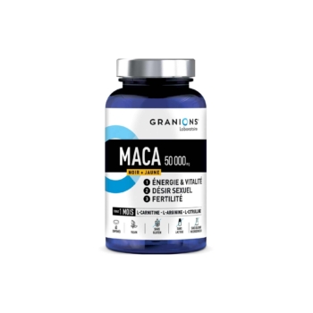 GRANIONS Maca 50 000 mg Énergie & Désir Sexuel