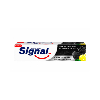 SIGNAL Dentifrice au Fluor Soin Blancheur au Charbon Actif