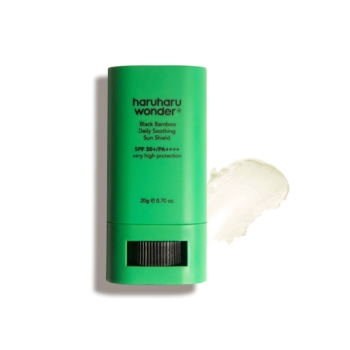 HARUHARU WONDER Black Bamboo Daily Soothing Sun Shield Stick Solaire Semi-matte SPF50+ PA++++
