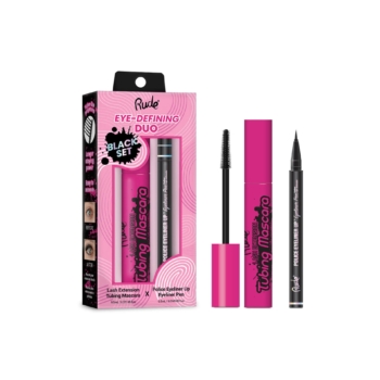 RUDE Eye-Defining Duo Lash Extension Tubing Mascara & Police Eyeliner Up